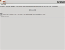Tablet Screenshot of ego-massage.com